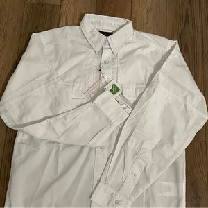5.11 Tactical White Long Sleeve Shirt